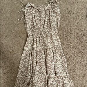 Leopard Print Sleeveless Dress